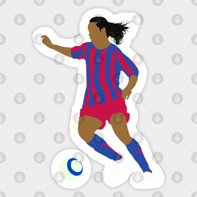 Ronaldinho Gaucho Sticker by CulturedVisuals